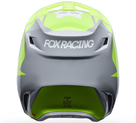 Casque cross Enfant Fox V1 Frame Gris 2027 Derrière
