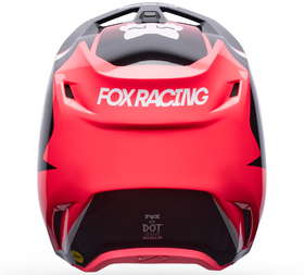Casque cross Enfant Fox V1 Frame Rose Fluo 2027 Derrière