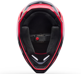 Casque cross Enfant Fox V1 Frame Rose Fluo 2027 Dessous