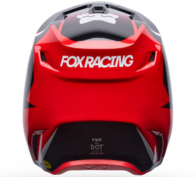 Casque cross Enfant Fox V1 Frame Rouge 2027 Derrière