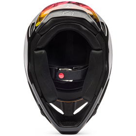 Casque cross Enfant Fox V1 Kairos Noir 2026 Dessous