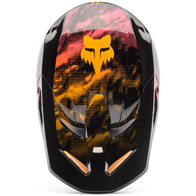 Casque cross Enfant Fox V1 Kairos Noir 2026 Dessus