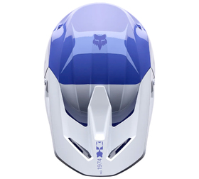 Casque cross Enfant Fox V1 Noble Violet 2026 Dessus