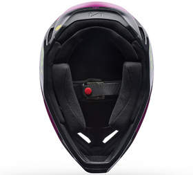 Casque cross Enfant Fox V1 Raid Violet 2027 Dessous
