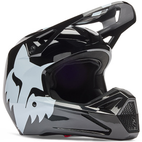 Casque cross Enfant Fox V1 Shield Noir 2026
