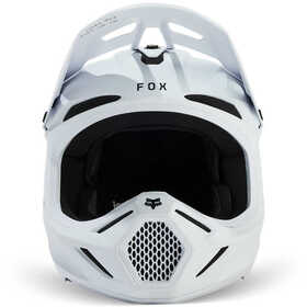 Casque cross Enfant Fox V3 Solid Blanc Mat 2024 Devant