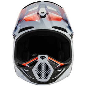 Casque cross Enfant Fox V3 Streak Blanc 2024 Devant