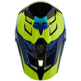 Casque cross Enfant Fox V3 Streak Jaune 2024 Dessus