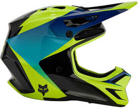 Casque cross Enfant Fox V3 Streak Jaune 2024