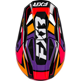 Casque cross Enfant FXR Apex Aurora 2027 Dessus