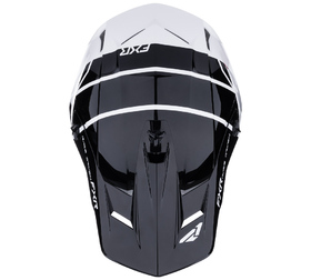 Casque cross Enfant FXR Clutch Blanc-Noir 2026 Dessus