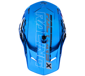 Casque cross Enfant FXR Clutch Bleu 2026 Dessus
