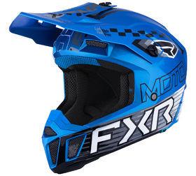 Casque cross Enfant FXR Clutch Bleu 2026