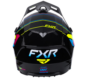Casque cross Enfant FXR Clutch Rave 2026 Derrière