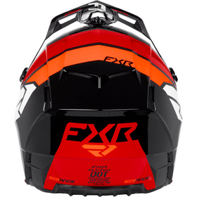 Casque cross Enfant FXR Clutch Red-Orange 2027 Derrière