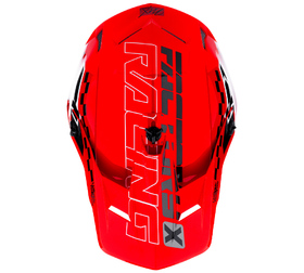 Casque cross Enfant FXR Clutch Rouge 2026 Dessus
