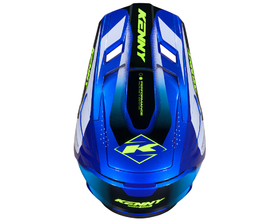 Casque cross Enfant Kenny Performance Blue 2027 Dessus