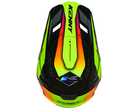 Casque cross Enfant Kenny Performance Neon Yellow 2027 Dessus