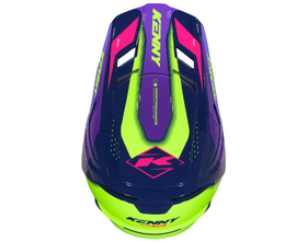 Casque cross Enfant Kenny Performance Purple 2027 Dessus