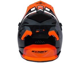 Casque cross Enfant Kenny Track Speed Neon Orange 2026 Derrière