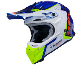 Casque cross Enfant Pull-In Master Blue 2026 Côté