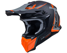 Casque cross Enfant Pull-In Master Orange 2026 Côté