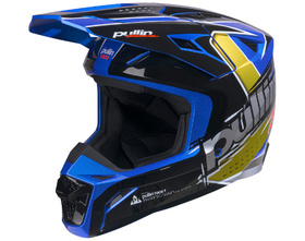 Casque cross Enfant Pull-In Race Blue 2027 Côté
