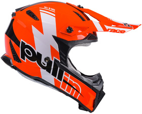 Casque cross Enfant Pull-In Race Neon Red 2024