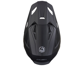 Casque cross Enfant Pull-In Solid Black 2027 Dessus