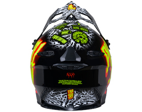 Casque cross Enfant Pull-In Trash Red 2026 Derrière