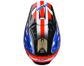 Casque cross Enfant Pull-In USA Patriot 2027 Dessus