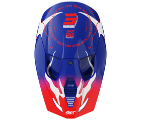 Casque cross Enfant Shot Furious Beast 2026 Dessus