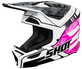 Casque cross Enfant Shot Furious Flash Rose 2026