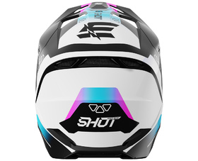 Casque cross Enfant Shot Furious Rocket Rose 2027 Derrière