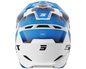 Casque cross Enfant Shot Furious Stream Bleu 2027 Derrière
