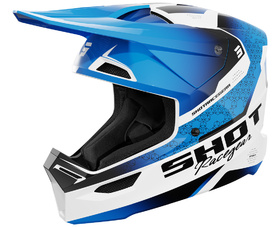 Casque cross Enfant Shot Furious Stream Bleu 2027