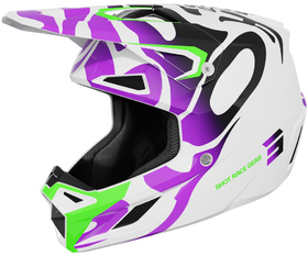 Casque cross Enfant Shot Speed Ghost Violet 2026