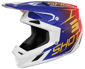 Casque cross Enfant Shot Speed Side Rouge-Bleu 2027