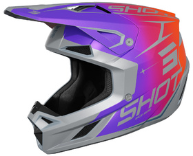 Casque cross Enfant Shot Speed Side Violet 2027