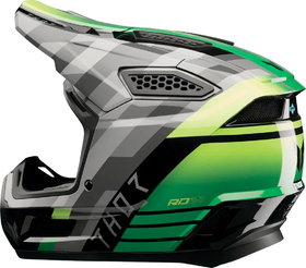 Casque cross Enfant Thor Fleet Camber Vert 2027 Côté