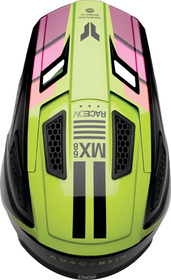 Casque cross Enfant Thor Fleet Defy Acid 2027 Dessus