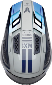 Casque cross Enfant Thor Fleet Defy Bleu 2027 Dessus