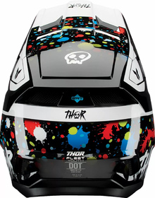 Casque cross Enfant Thor Fleet Splat 2025 Derrière