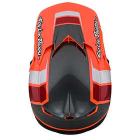 Casque cross Enfant Troy Lee Designs GP Nova Orange 2023 Dessus