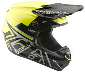 Casque cross Enfant Troy Lee Designs GP Pro Mono Jaune Fluo 2026 Côté