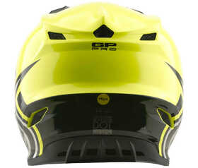 Casque cross Enfant Troy Lee Designs GP Pro Mono Jaune Fluo 2026 Derrière