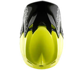 Casque cross Enfant Troy Lee Designs GP Pro Mono Jaune Fluo 2026 Dessus