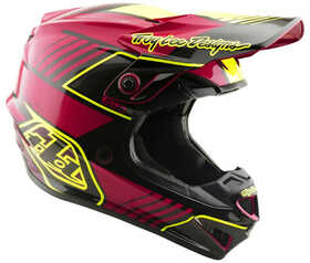 Casque cross Enfant Troy Lee Designs GP Pro Segment Fuchsia 2026 Côté