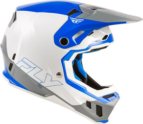 Casque cross Fly Racing Formula CC Glide Bleu 2027 Côté