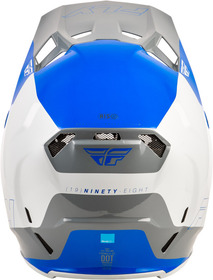 Casque cross Fly Racing Formula CC Glide Bleu 2027 Derrière